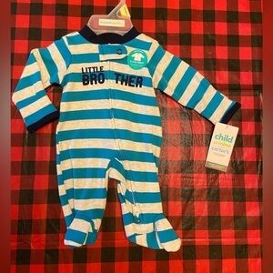 LITTLE Brother Carters Baby Boy Size Preemie Sleeper -New!!